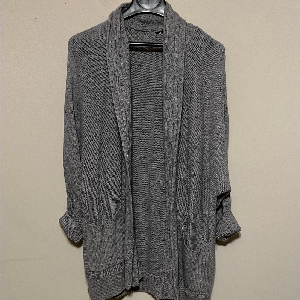 Chaps Charcoal Women's Cardigan, xxl